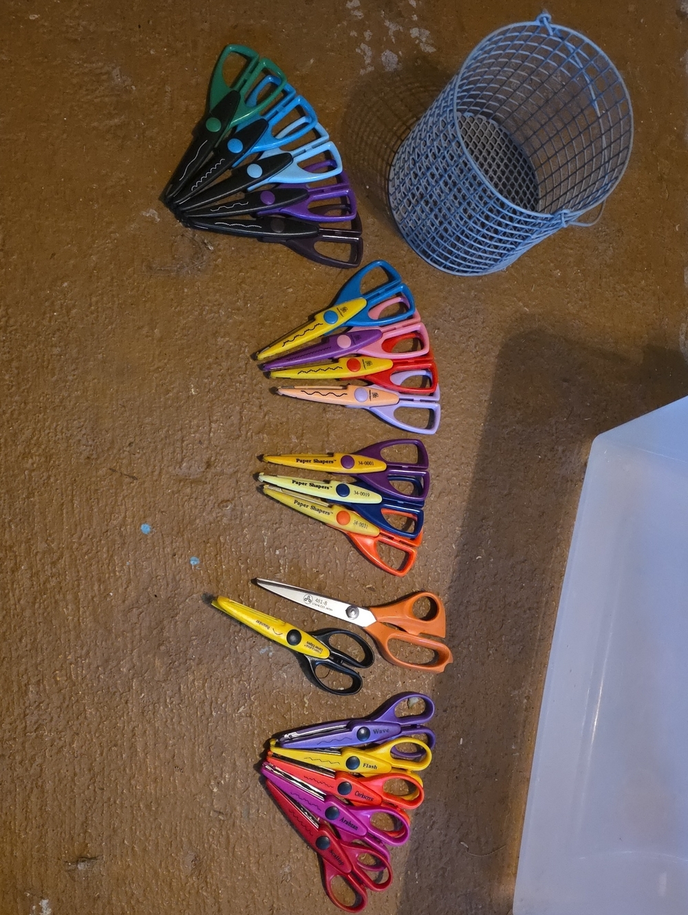 Assorted Color Craft Scissors Set by